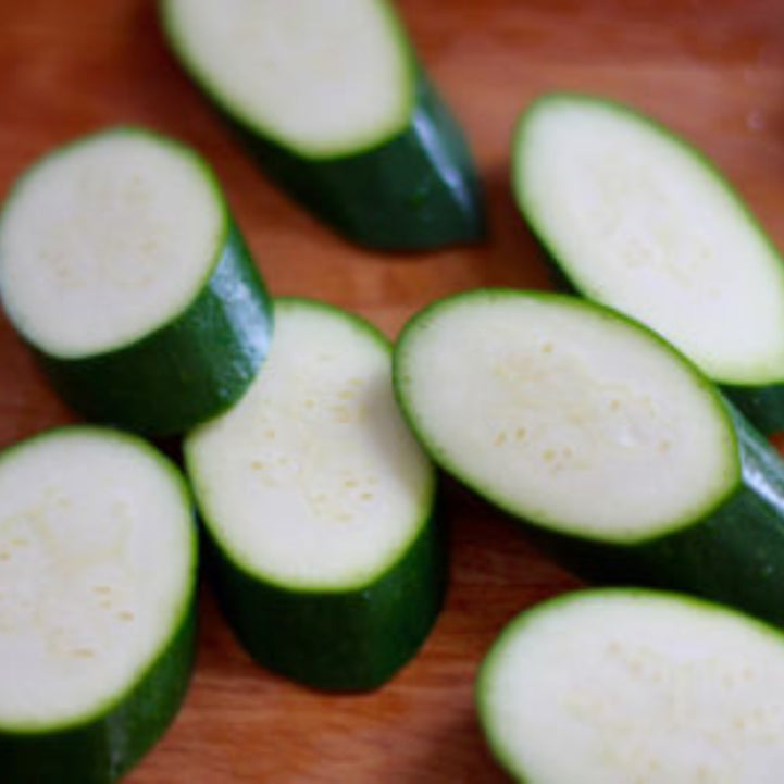 Roll Cut Green Courgettes