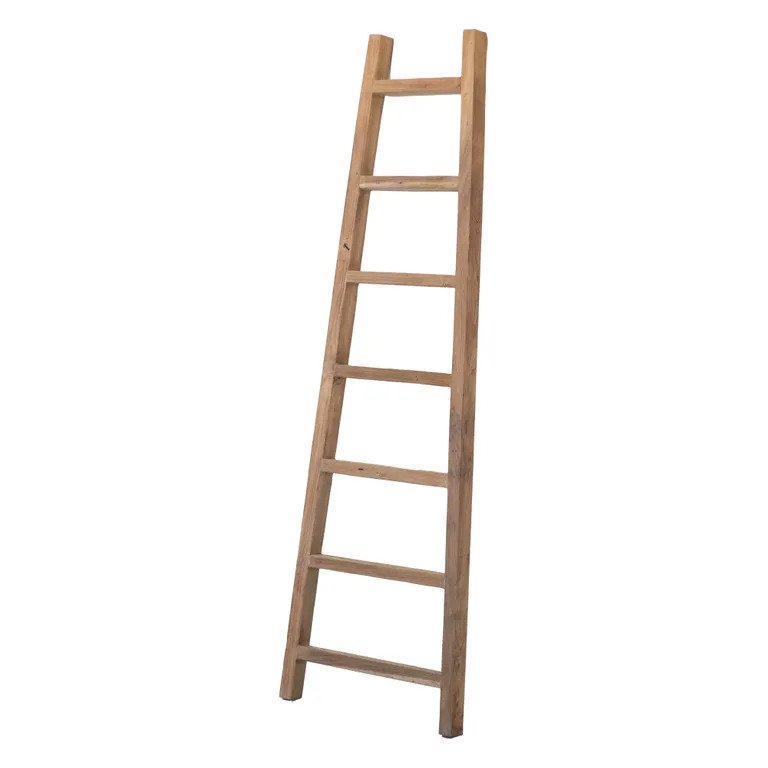 Rustico Reclaimed Wood Decor Ladder - Small, Natural