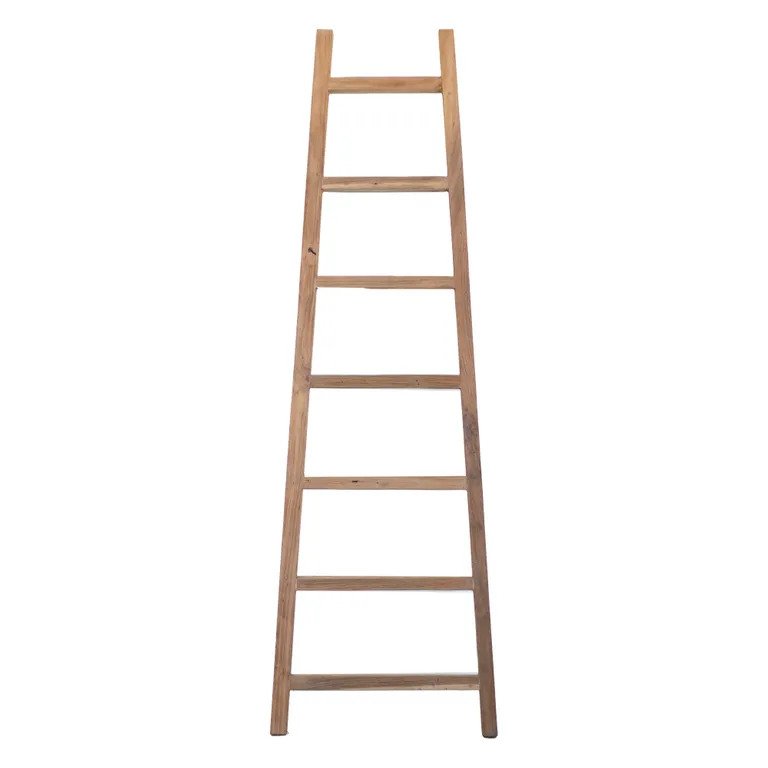 Rustico Reclaimed Wood Decor Ladder - Small, Natural