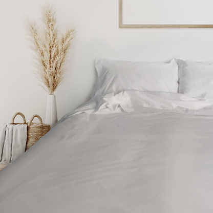 Allergy-safe Organic Cotton Flat Sheets - White