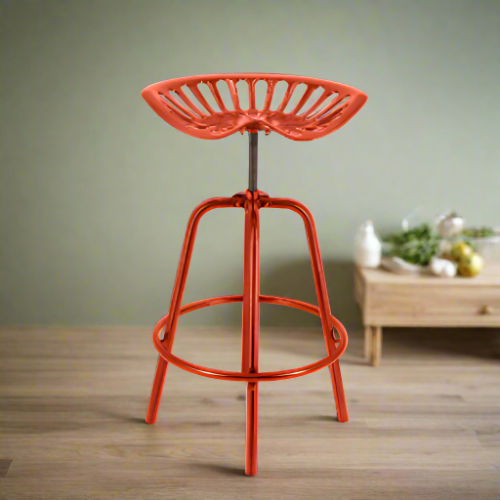 Tractor Bar Stool Red