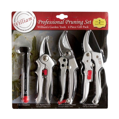 Williams Garden Tools Professional Pruners 4-Piece Gift Pack