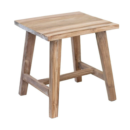 Rustico Reclaimed Teak End Table - Natural