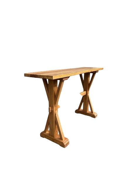 Vintage Elm Console Table: Embrace Rustic Charm and Heritage (140cm)