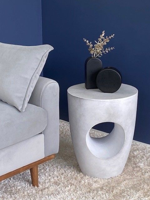 Riviera Side Table - Stone