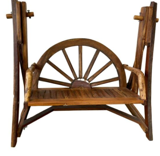 Wagon Wheel Swing Seat