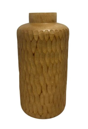 Mango Wood Vase – Natural