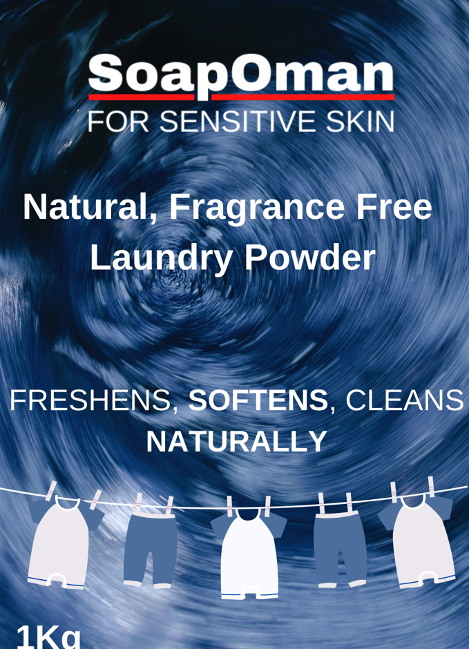 All Natural Fragrance Free Laundry Powder