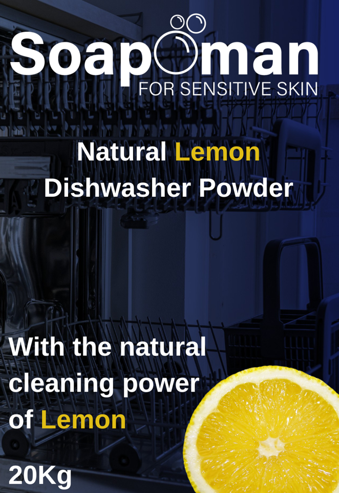 All Natural Lemon Dishwasher Powder